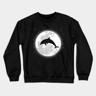 Dolphin moon Crewneck Sweatshirt